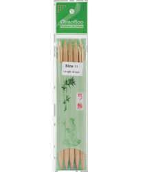 8\" ChiaoGoo Bamboo Double Point Needles